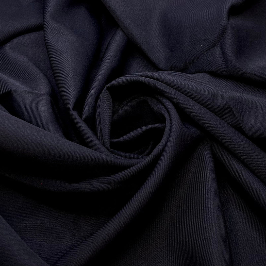 Cool Toned Shadows - Polyester Blend Woven - Dark Navy - 1.8M Bundle - True Deadstock fabric Fabric by private - Sustainable Textile | FABCYCLE