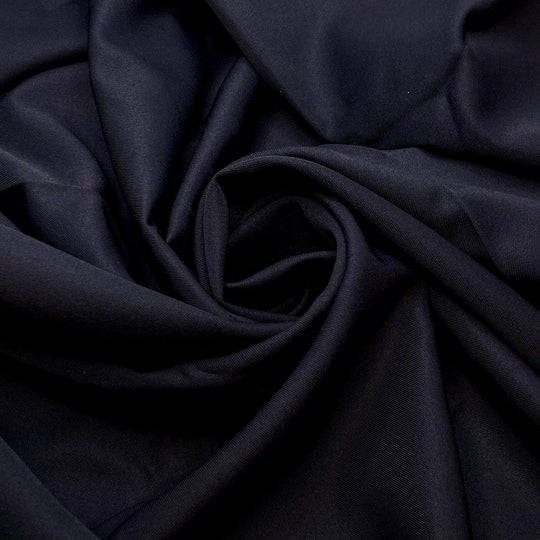Cool Toned Shadows - Polyester Blend Woven - Dark Navy - 1.8M Bundle - True Deadstock fabric Fabric by private - Sustainable Textile | FABCYCLE