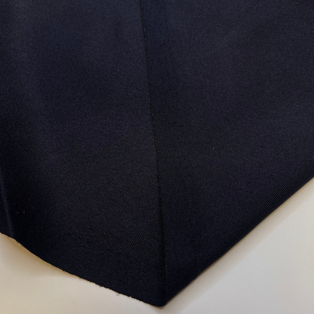 Cool Toned Shadows - Polyester Blend Woven - Dark Navy - 1.8M Bundle - True Deadstock fabric Fabric by private - Sustainable Textile | FABCYCLE