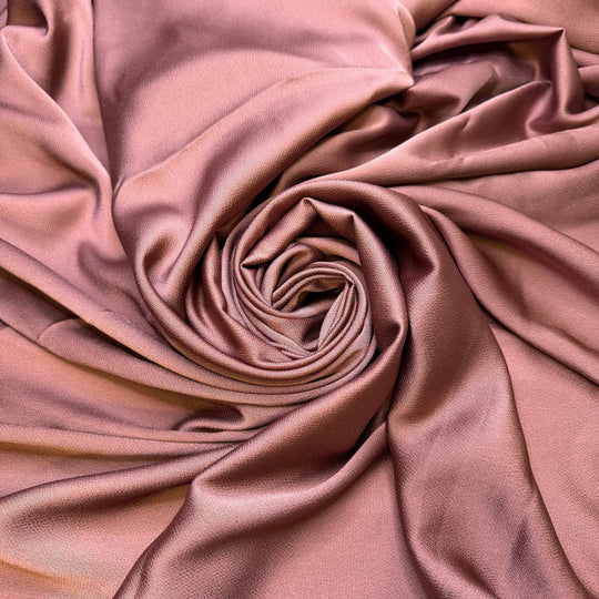 Coordinating In The Group Chat - Polyester Blend Woven - Dark Pink - 2M Bundle - True Deadstock fabric Fabric by private - Sustainable Textile | FABCYCLE