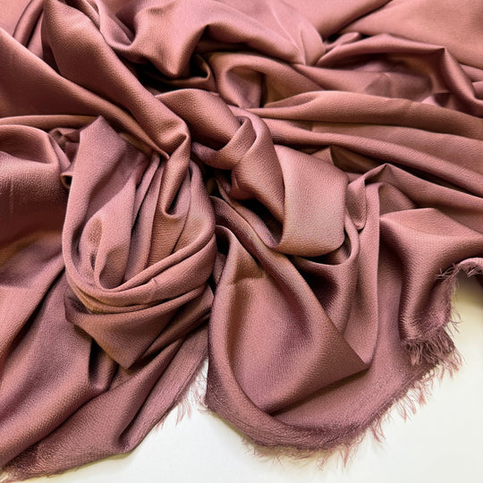 Coordinating In The Group Chat - Polyester Blend Woven - Dark Pink - 2M Bundle - True Deadstock fabric Fabric by private - Sustainable Textile | FABCYCLE