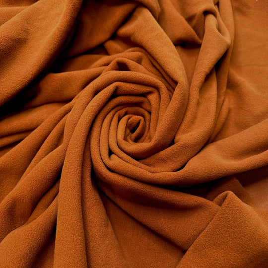 Copper Wire - Polartec Fleece Polyester Blend Knit - Copper - 3M Bundle - True Deadstock fabric Fabric by private - Sustainable Textile | FABCYCLE