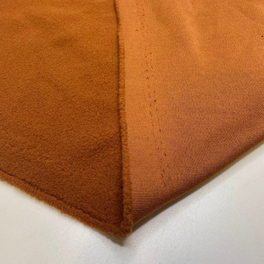 Copper Wire - Polartec Fleece Polyester Blend Knit - Copper - 3M Bundle - True Deadstock fabric Fabric by private - Sustainable Textile | FABCYCLE