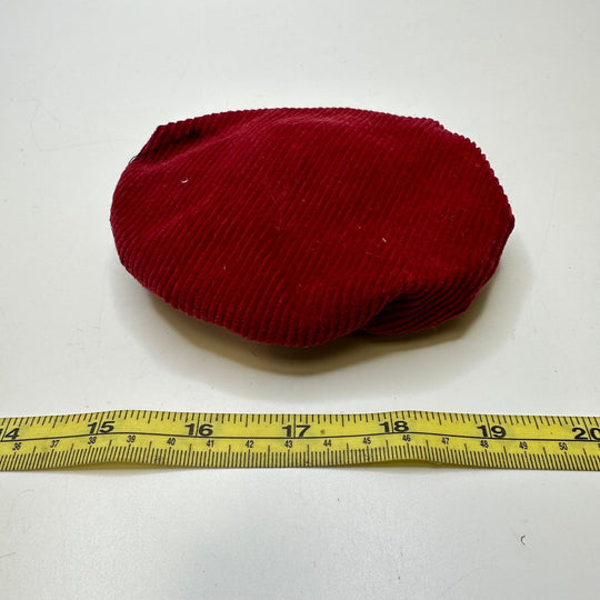 Corduroy Doll Hat Accessories - Burgundy - Individual - True Deadstock supplies Fabric by private - Sustainable Textile | FABCYCLE