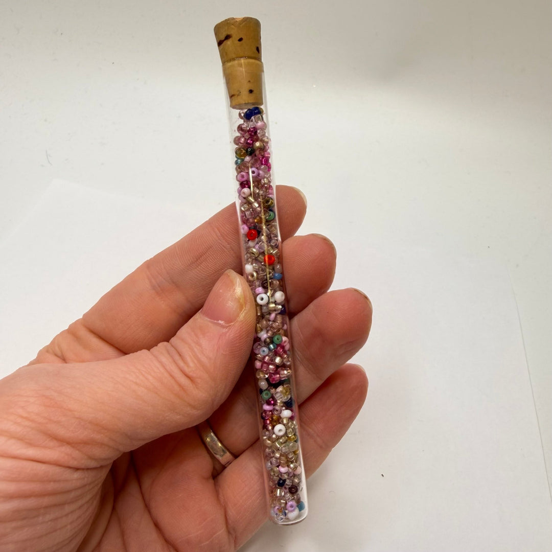 Corked Tube Multi Beads - Multi - 100 Pack - True Deadstock supplies Fabric by private - Sustainable Textile | FABCYCLE