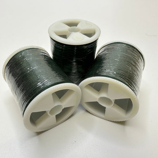 Cotton All Purpose Thread - Dark Green - 3 Pack - True Deadstock supplies Fabric by private - Sustainable Textile | FABCYCLE