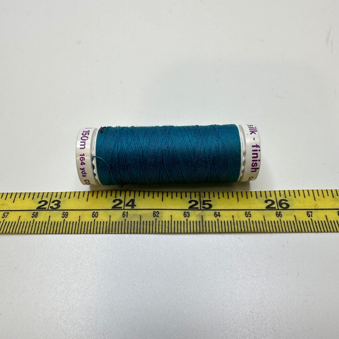 Cotton All Purpose Thread - Dark Teal - True Deadstock supplies Fabric by private - Sustainable Textile | FABCYCLE