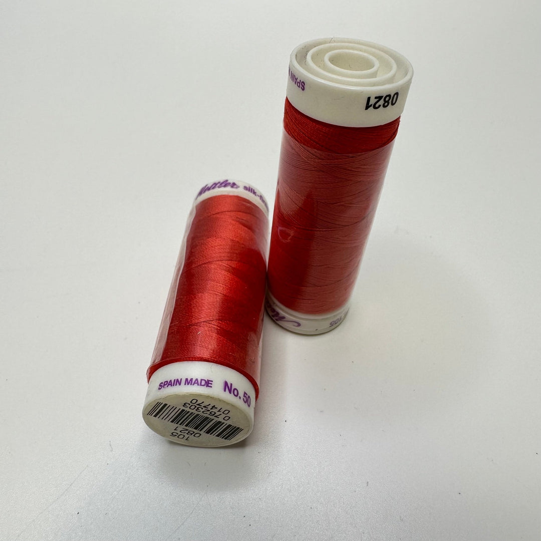Cotton All Purpose Thread - Red - 2 Pack - True Deadstock supplies Fabric by private - Sustainable Textile | FABCYCLE