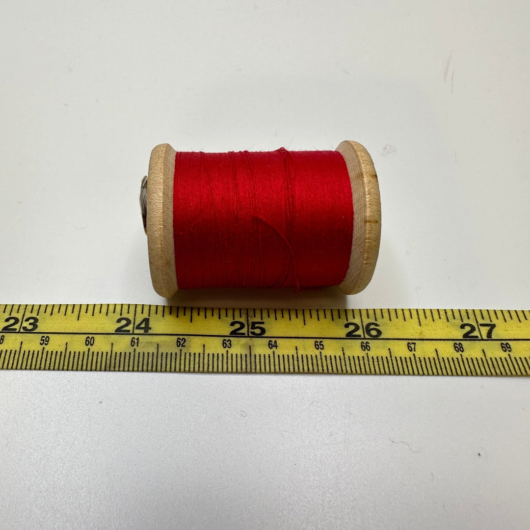 Cotton All Purpose Thread - Red - True Deadstock supplies Fabric by private - Sustainable Textile | FABCYCLE
