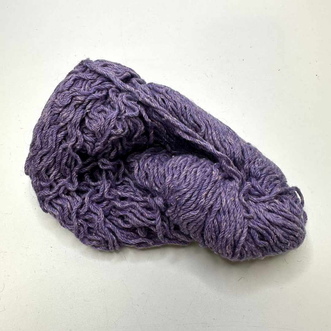 Cotton Ball Yarn - Purple - Individual - True Deadstock supplies Fabric by private - Sustainable Textile | FABCYCLE