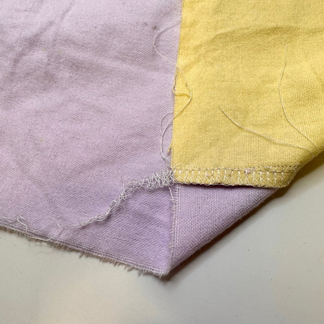 Cotton Candy Rainbow - Brushed Cotton Woven - Pink Yellow Purple - 2.7M Bundle - True Deadstock fabric Fabric by private - Sustainable Textile | FABCYCLE