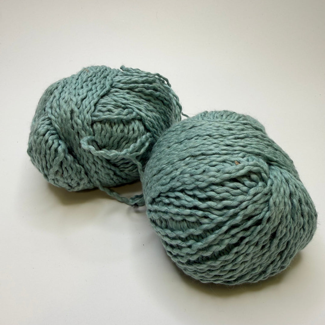 Cotton Chunky Yarn - Green - 2 Pack - True Deadstock supplies Fabric by private - Sustainable Textile | FABCYCLE
