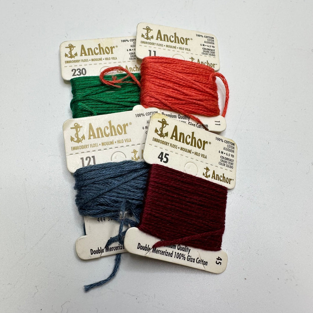 Cotton Embroidery Floss Thread - Multi - 4 Pack - True Deadstock supplies Fabric by private - Sustainable Textile | FABCYCLE
