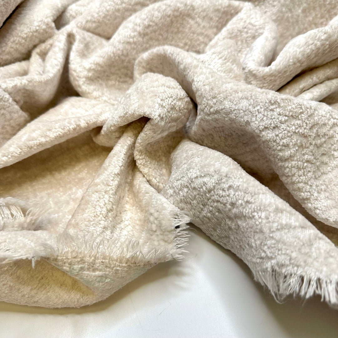 Couch Surfing - Polyester Blend Woven - Cream - Bundles - True Deadstock fabric Fabric by private - Sustainable Textile | FABCYCLE