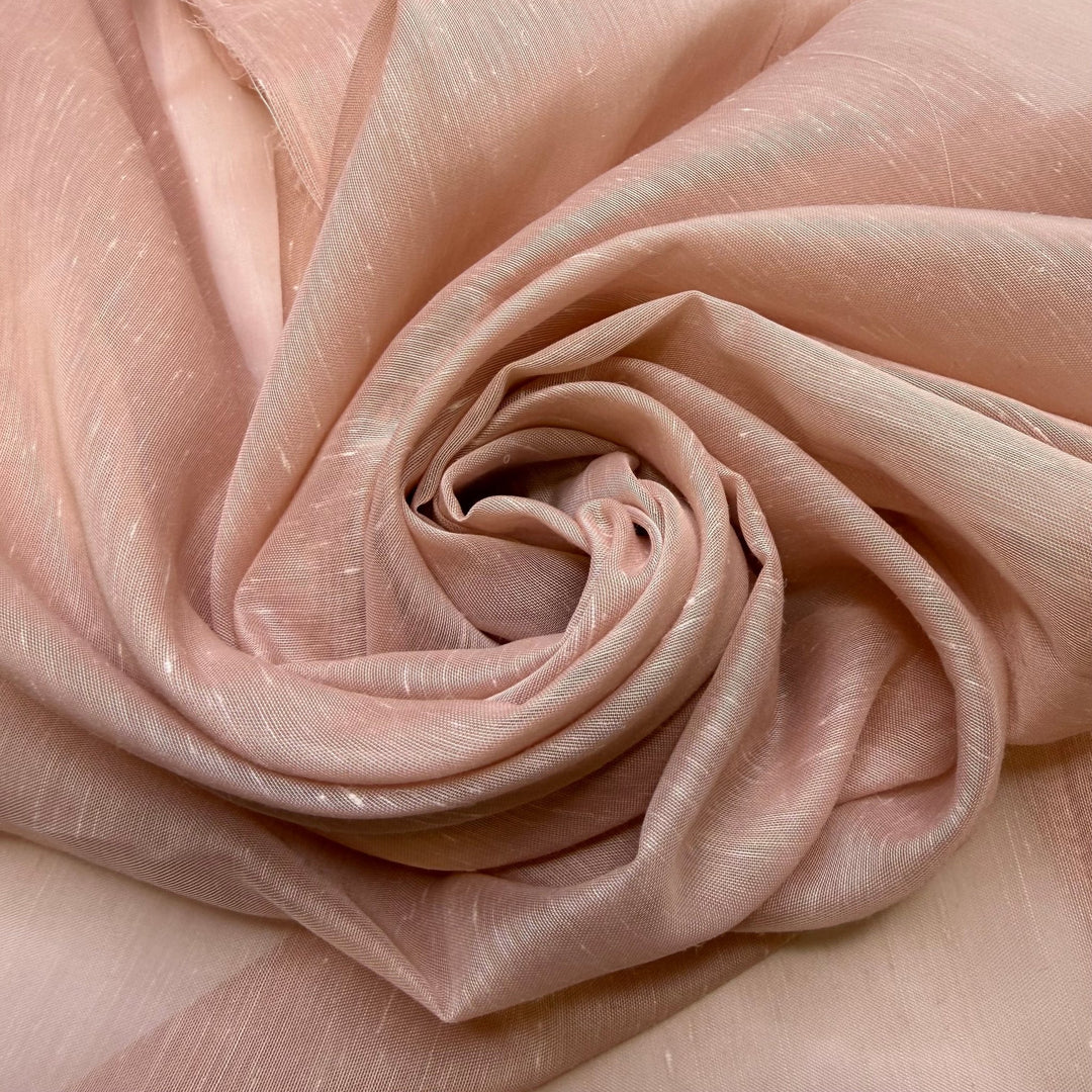 Country Ham - Polyester Blend Woven - Pink - 1M Bundle - True Deadstock fabric Fabric by private - Sustainable Textile | FABCYCLE