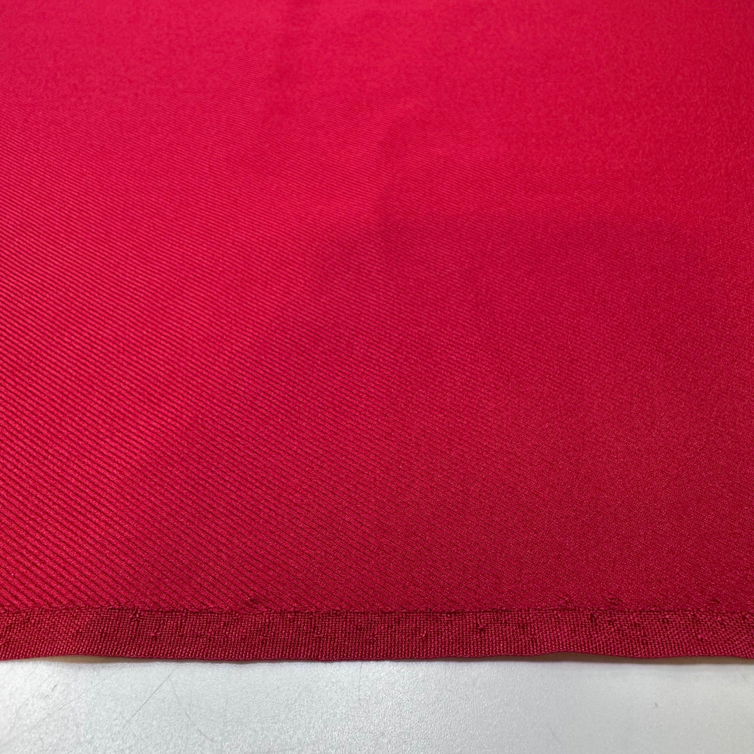 Courage For A Speaker - Twill Weave Poly Woven - Dark Red - 1.9M Bundle - True Deadstock fabric Fabric by private - Sustainable Textile | FABCYCLE