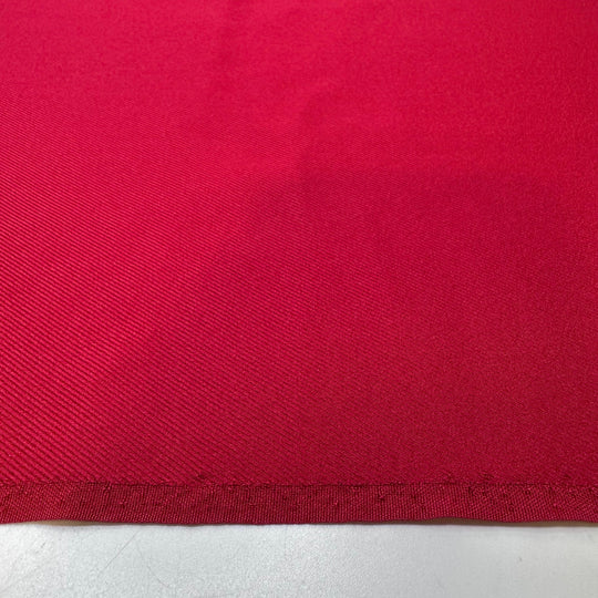 Courage For A Speaker - Twill Weave Poly Woven - Dark Red - 1.9M Bundle - True Deadstock fabric Fabric by private - Sustainable Textile | FABCYCLE