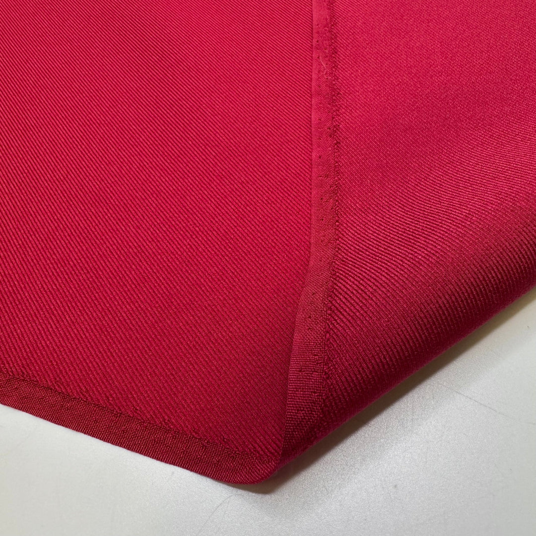 Courage For A Speaker - Twill Weave Poly Woven - Dark Red - 1.9M Bundle - True Deadstock fabric Fabric by private - Sustainable Textile | FABCYCLE