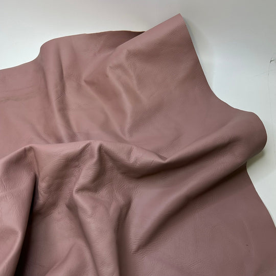 Cowgirls Wear Pink - Leather Woven - Light Pink - 0.75M Bundle - True Deadstock fabric Fabric by private - Sustainable Textile | FABCYCLE