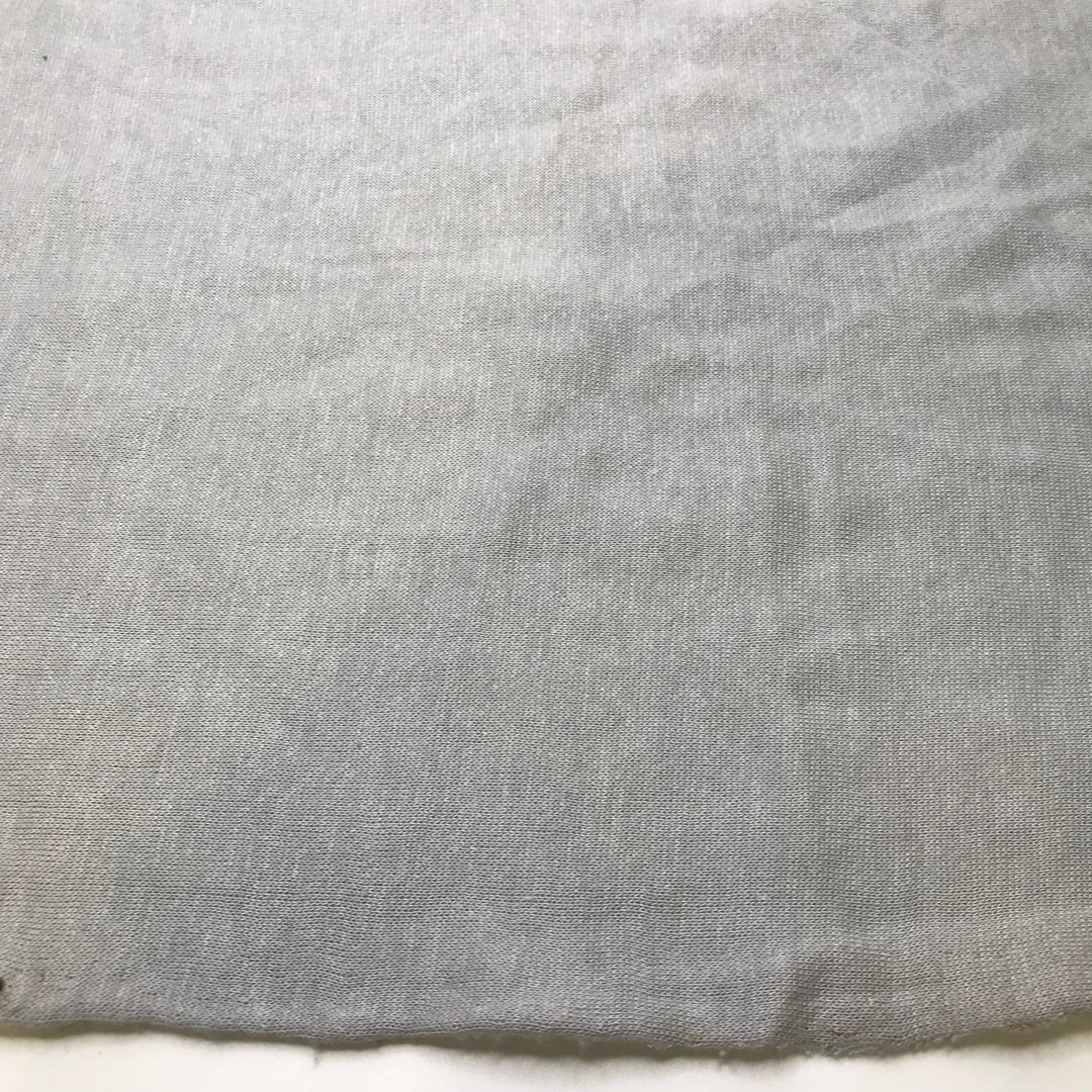 Cozy Cafe Clothes - Jersey Fleece Cotton Blend Knit - Light Grey - 1M Bundle - True Deadstock fabric Fabric by private - Sustainable Textile | FABCYCLE