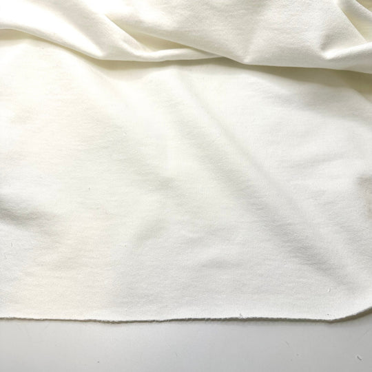 Cozy Polar Bear - Tubular French Terry Cotton Knit - White - Bundles - True Deadstock fabric Fabric by private - Sustainable Textile | FABCYCLE