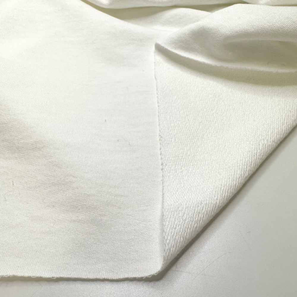 Cozy Polar Bear - Tubular French Terry Cotton Knit - White - Bundles - True Deadstock fabric Fabric by private - Sustainable Textile | FABCYCLE