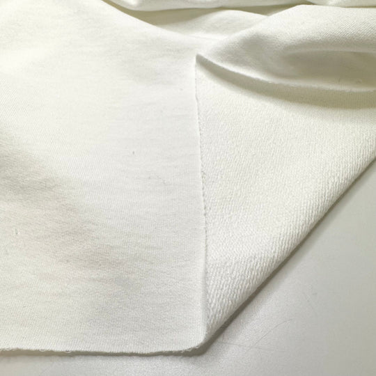 Cozy Polar Bear - Tubular French Terry Cotton Knit - White - Bundles - True Deadstock fabric Fabric by private - Sustainable Textile | FABCYCLE