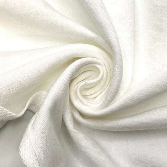 Cozy Polar Bear - Tubular French Terry Cotton Knit - White - Bundles - True Deadstock fabric Fabric by private - Sustainable Textile | FABCYCLE