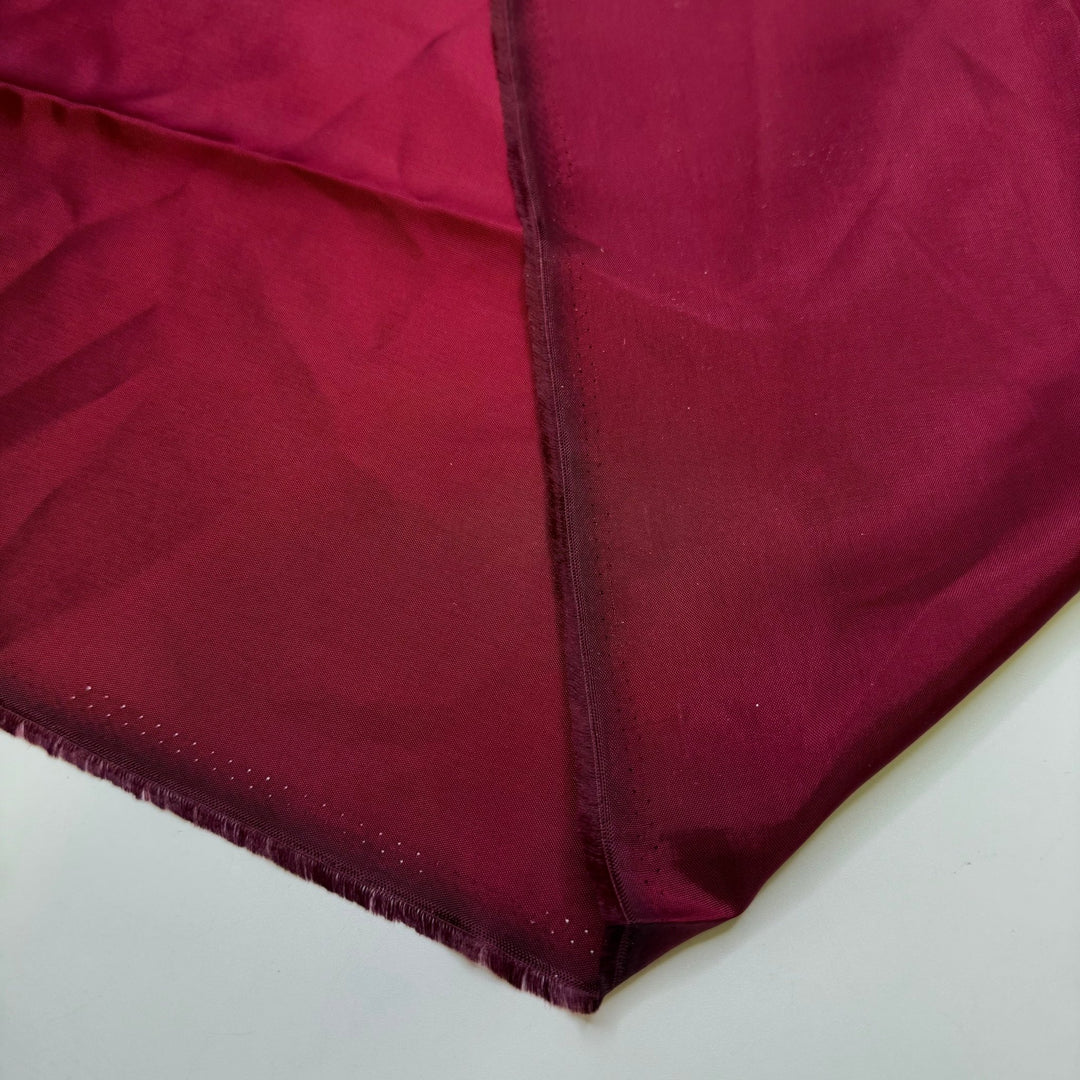 Cranberry Sauce - Polyester Blend Woven - Light Burgundy - 2.1M Bundle - True Deadstock fabric Fabric by private - Sustainable Textile | FABCYCLE