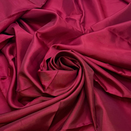Cranberry Sauce - Polyester Blend Woven - Light Burgundy - 2.1M Bundle - True Deadstock fabric Fabric by private - Sustainable Textile | FABCYCLE