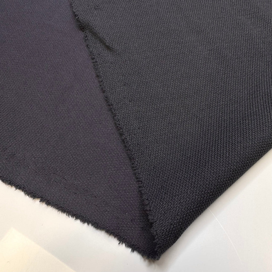Craving Ice Cream - Polyester Blend Knit - Dark Grey - 1M Bundle - True Deadstock fabric Fabric by private - Sustainable Textile | FABCYCLE