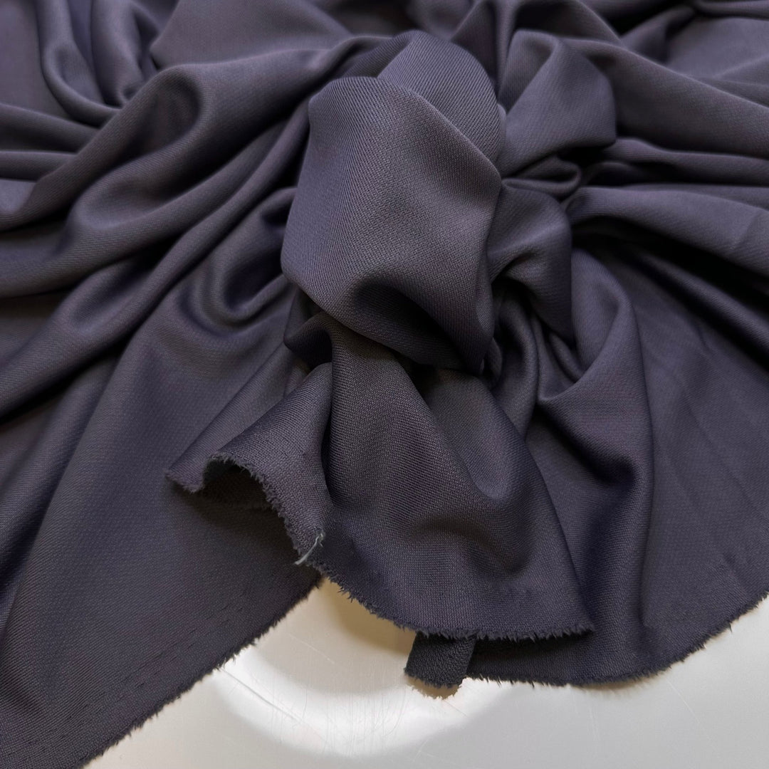 Craving Ice Cream - Polyester Blend Knit - Dark Grey - 1M Bundle - True Deadstock fabric Fabric by private - Sustainable Textile | FABCYCLE