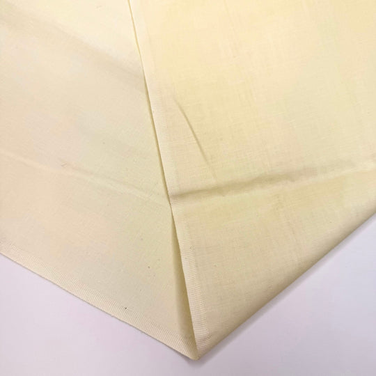 Cream Of The Crop - Poly/Cotton Woven - Light Yellow - 2.3M Bundle - True Deadstock fabric Fabric by private - Sustainable Textile | FABCYCLE