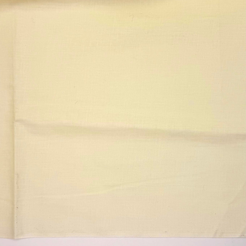 Cream Of The Crop - Poly/Cotton Woven - Light Yellow - 2.3M Bundle - True Deadstock fabric Fabric by private - Sustainable Textile | FABCYCLE