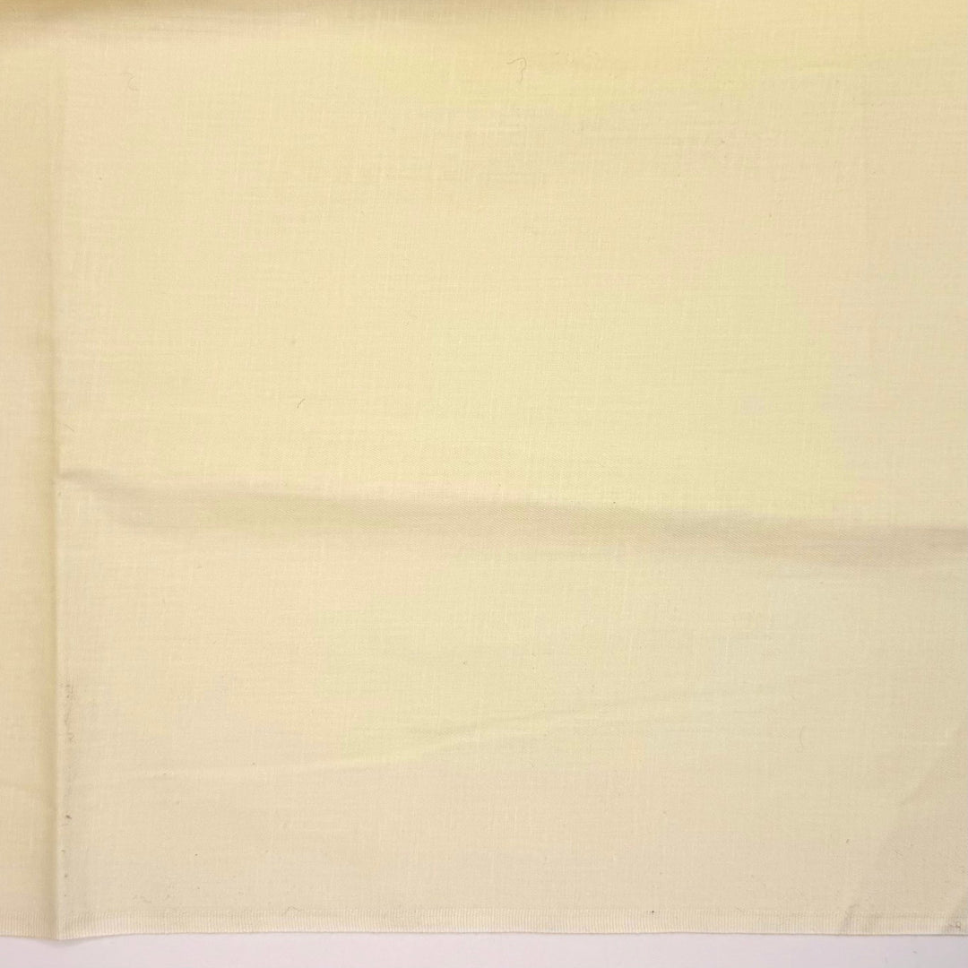 Cream Of The Crop - Poly/Cotton Woven - Light Yellow - 2.3M Bundle - True Deadstock fabric Fabric by private - Sustainable Textile | FABCYCLE