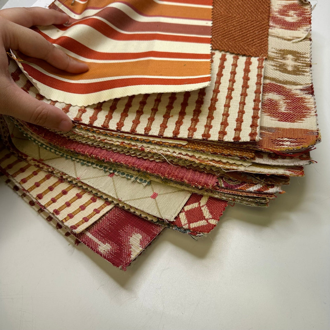 Creamsicle - Home Décor Sample Books - Rectangle - True Deadstock fabric Fabric by private - Sustainable Textile | FABCYCLE