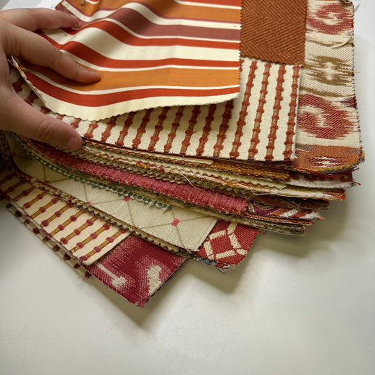 Creamsicle - Home Décor Sample Books - Rectangle - True Deadstock fabric Fabric by private - Sustainable Textile | FABCYCLE