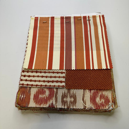 Creamsicle - Home Décor Sample Books - Rectangle - True Deadstock fabric Fabric by private - Sustainable Textile | FABCYCLE