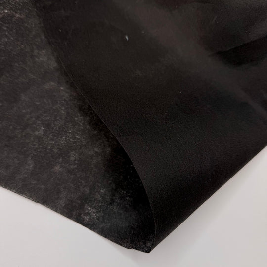 Crisp New Bag - Interfacing Synthetic Woven - Black - 10M+ Roll - True Deadstock fabric Fabric by private - Sustainable Textile | FABCYCLE