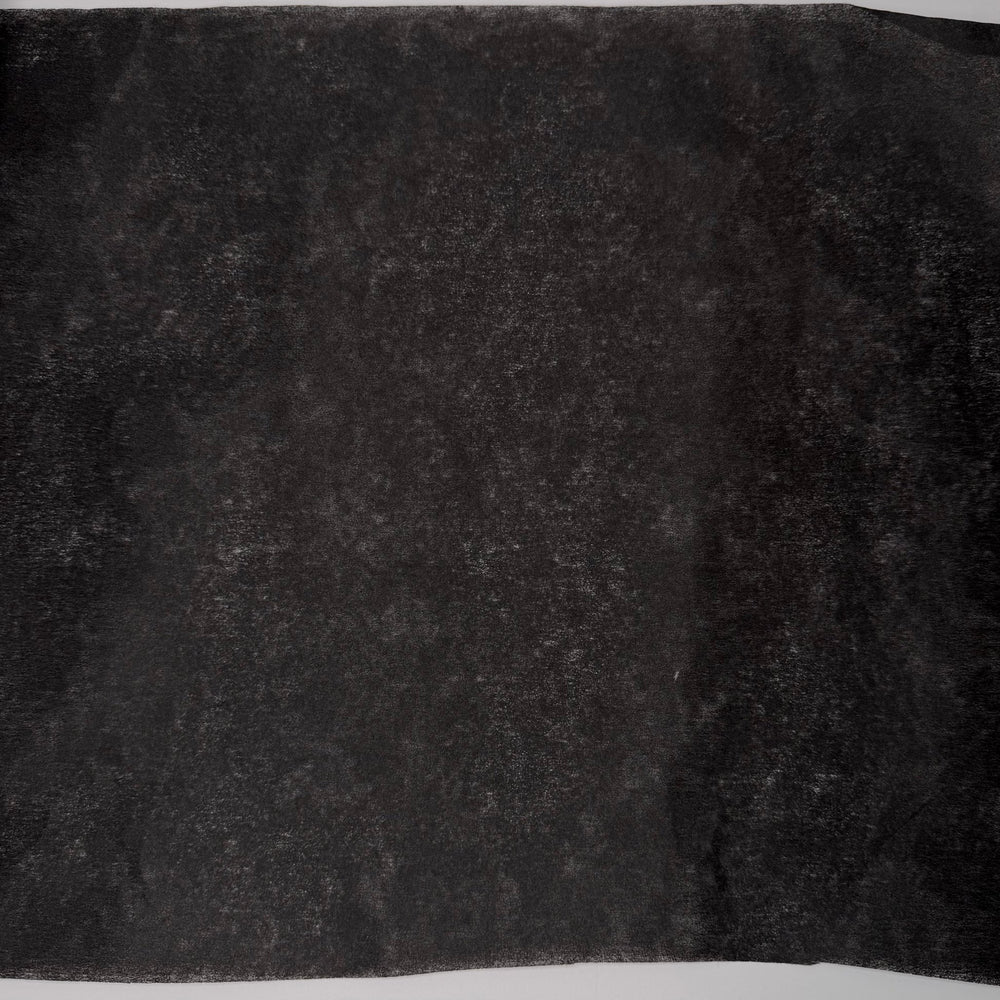 Crisp New Bag - Interfacing Synthetic Woven - Black - 10M+ Roll - True Deadstock fabric Fabric by private - Sustainable Textile | FABCYCLE