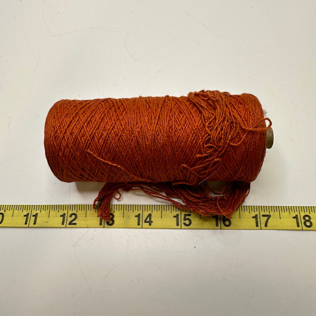 Crochet Thread Yarn - Light Brown/Red - Individual - True Deadstock supplies Fabric by private - Sustainable Textile | FABCYCLE