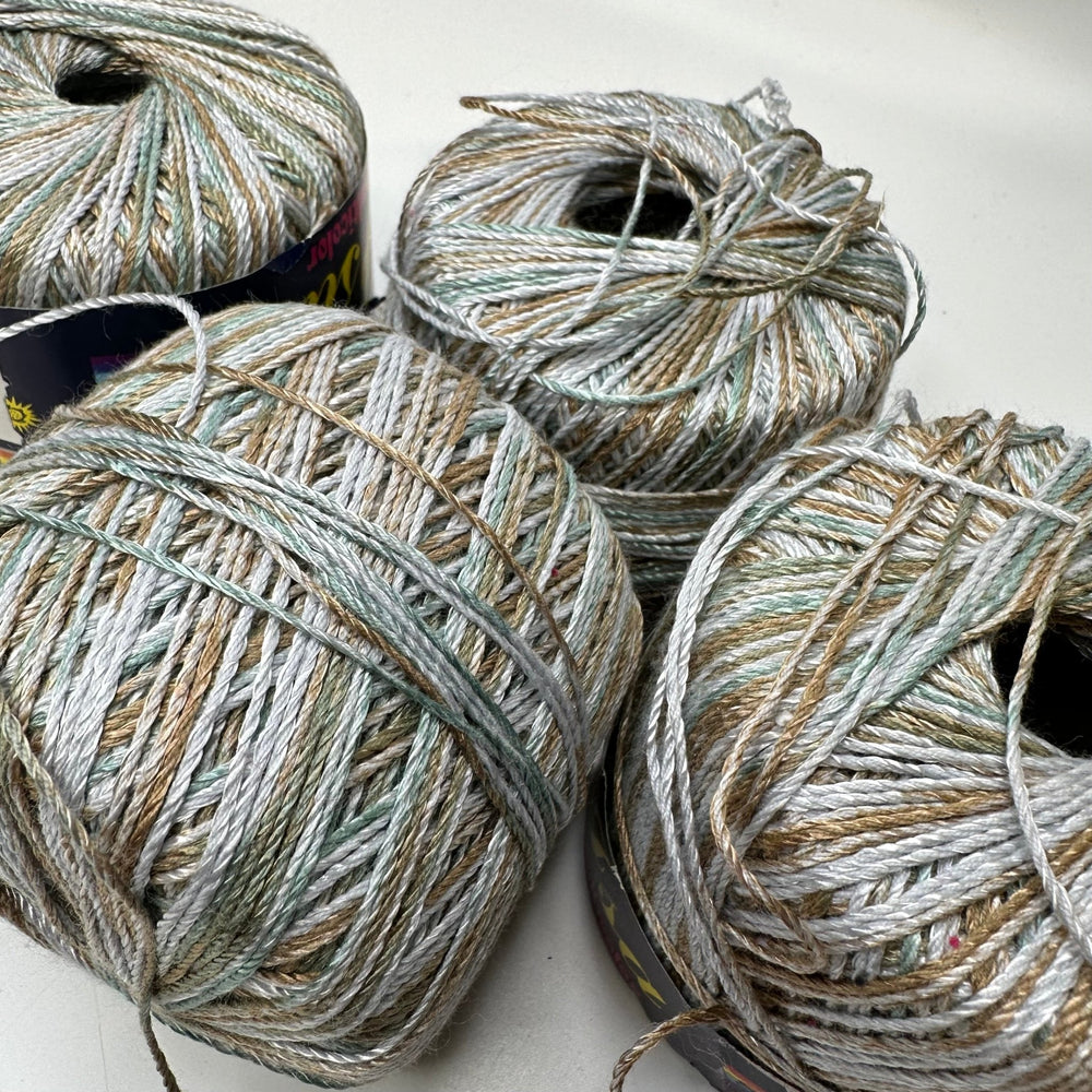 Crochet Yarn - Grey Multi - 4 Pack - True Deadstock supplies Fabric by private - Sustainable Textile | FABCYCLE