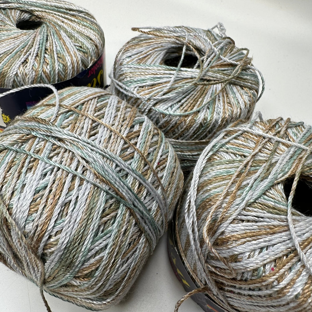 Crochet Yarn - Grey Multi - 4 Pack - True Deadstock supplies Fabric by private - Sustainable Textile | FABCYCLE