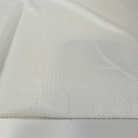 Cup Of Flour - Mesh Polyester Blend Knit - White - 1.6M Bundle - True Deadstock fabric Fabric by private - Sustainable Textile | FABCYCLE