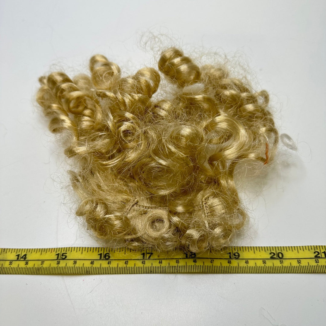 Curly Doll Hair Accessories - Light Beige - Individual - True Deadstock supplies Fabric by private - Sustainable Textile | FABCYCLE