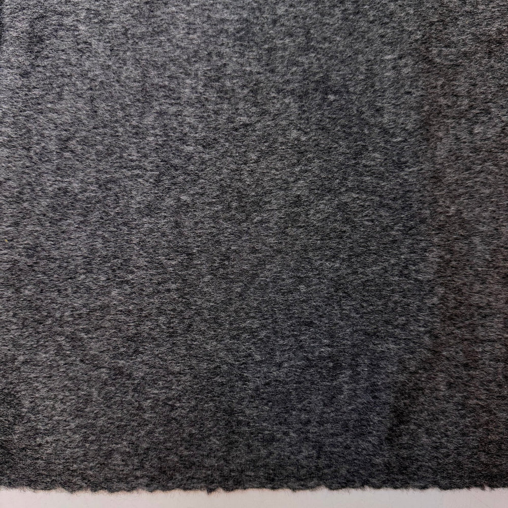 Cushion Cut - Felt Wool Woven - Dark Grey - 1M Bundle - True Deadstock fabric Fabric by private - Sustainable Textile | FABCYCLE