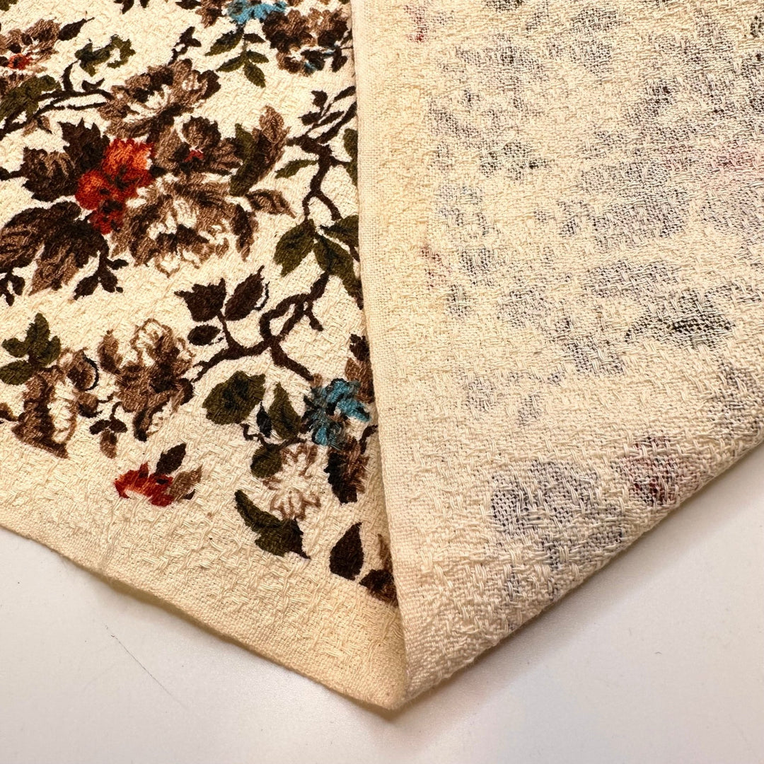 Cute Vintage Stores - Cotton Blend Woven - Cream Multi Floral - 1.8M Bundle - True Deadstock fabric Fabric by private - Sustainable Textile | FABCYCLE
