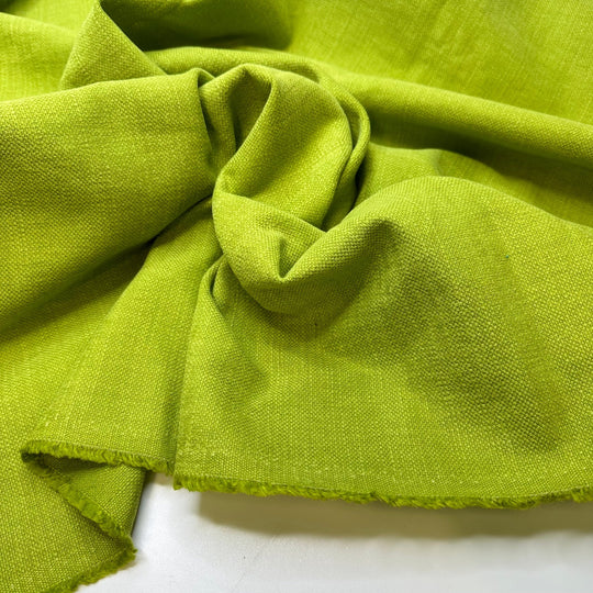 Cutting The Grass - Cotton Woven - Light Green - 1.4M Bundle - True Deadstock fabric Fabric by private - Sustainable Textile | FABCYCLE