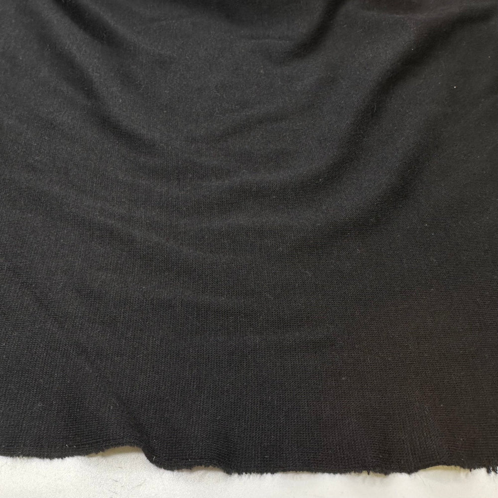 Dad Only Sweater - Rib Knit Bamboo Blend Knit - Black - Bundles - True Deadstock fabric Fabric by private - Sustainable Textile | FABCYCLE