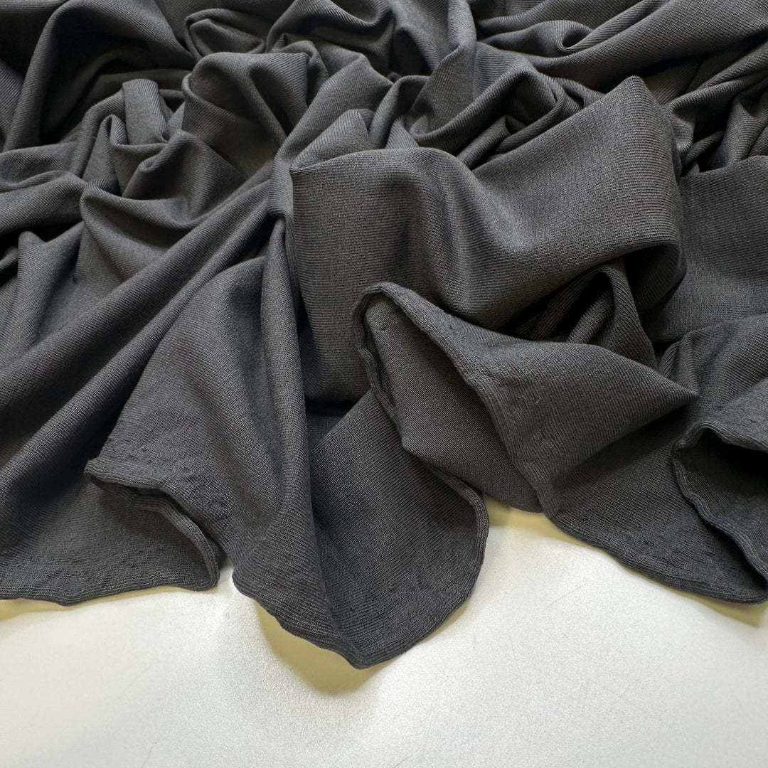 Daddy Elephant - Jersey Poly/Rayon Knit - Dark Grey - 1.5M Bundle - True Deadstock fabric Fabric by private - Sustainable Textile | FABCYCLE